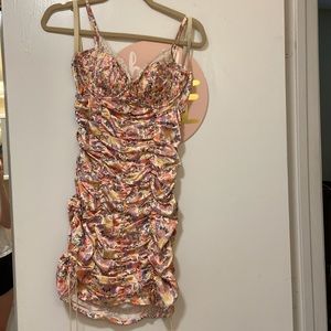 For Love and Lemons Victoria’s Secret Mini Floral Bustier Dress Size Medium NWT